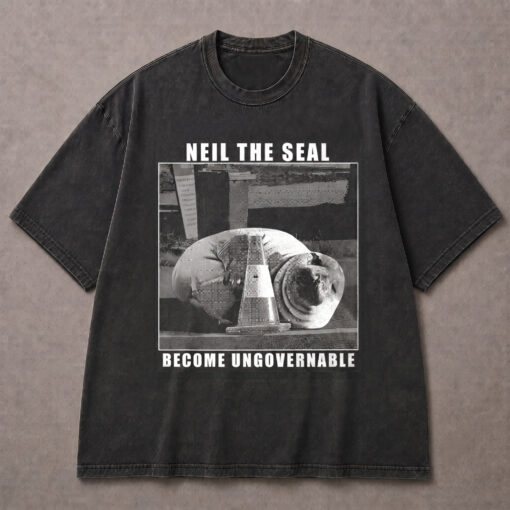 Neil The Seal Become Ungovernable Shirt, Funny Animal Meme T-Shirt