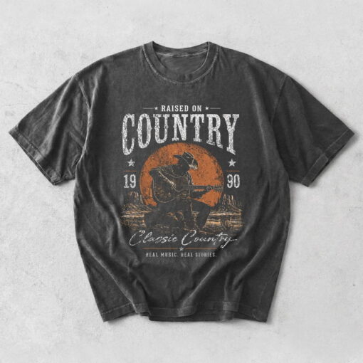 Raised On Country Shirt, 90s Country Music Shirt
